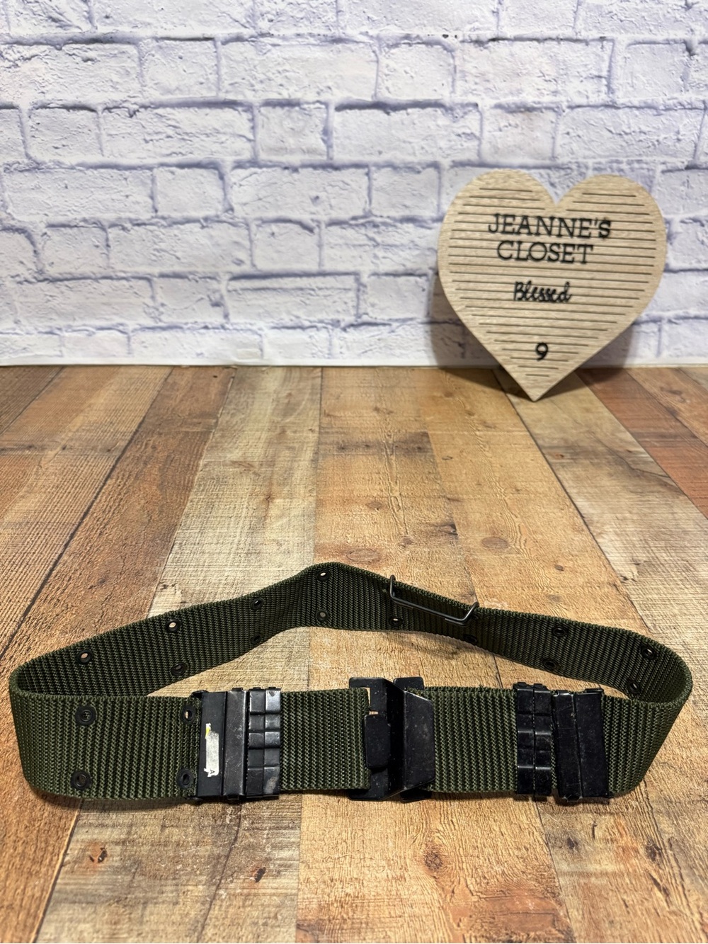 USGI Military OD Green Nylon Pistol Belt LC-2 Style